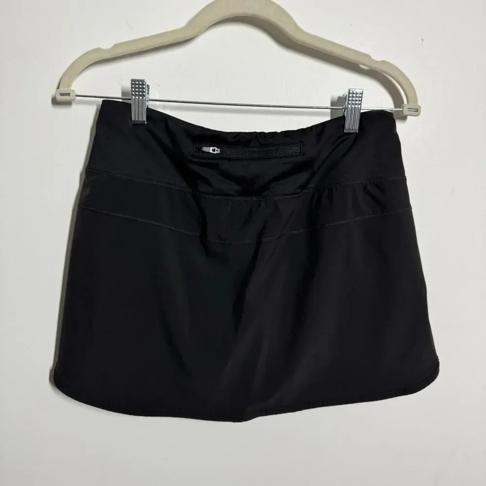 Free Fly Tennis Pickleball Bamboo Lined Skort Women S Black Sport Minimal Active